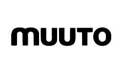 Minimal header with the Muuto logo in white.