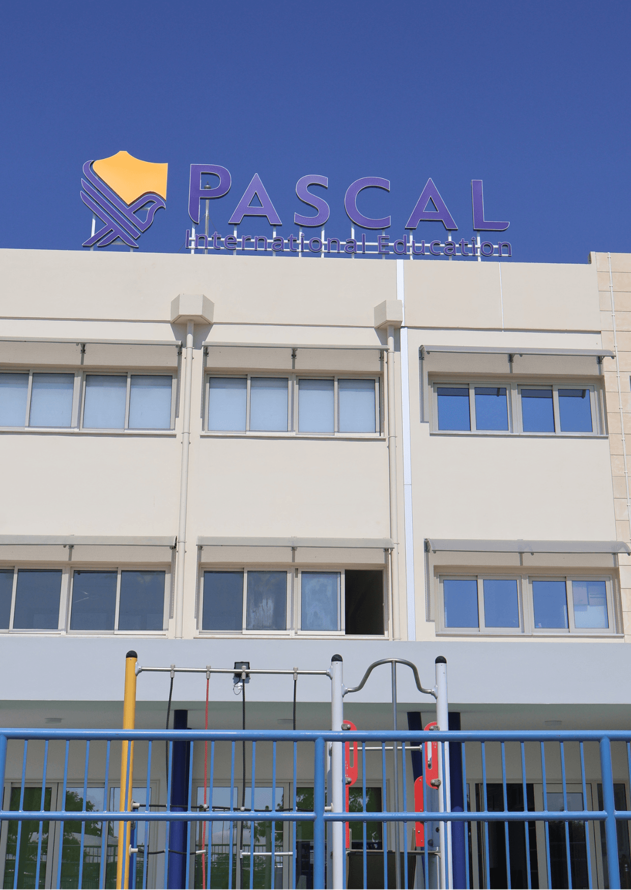 Pascal International School Nicosia Cyprus building facade, part of the University of Cyprus educational network.